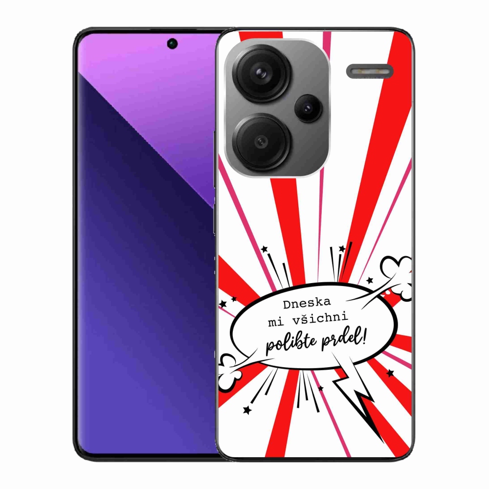 Gelový kryt mmCase na Xiaomi Redmi Note 13 Pro+ 5G - vtipný text 15 bílé pozadí