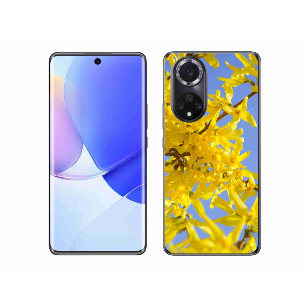 Gelový kryt mmCase na Honor 50 - žluté květy