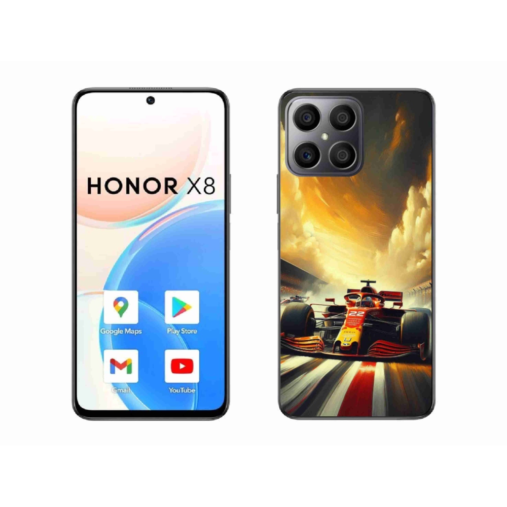 Gelový kryt mmCase na Honor X8 4G - formule 2