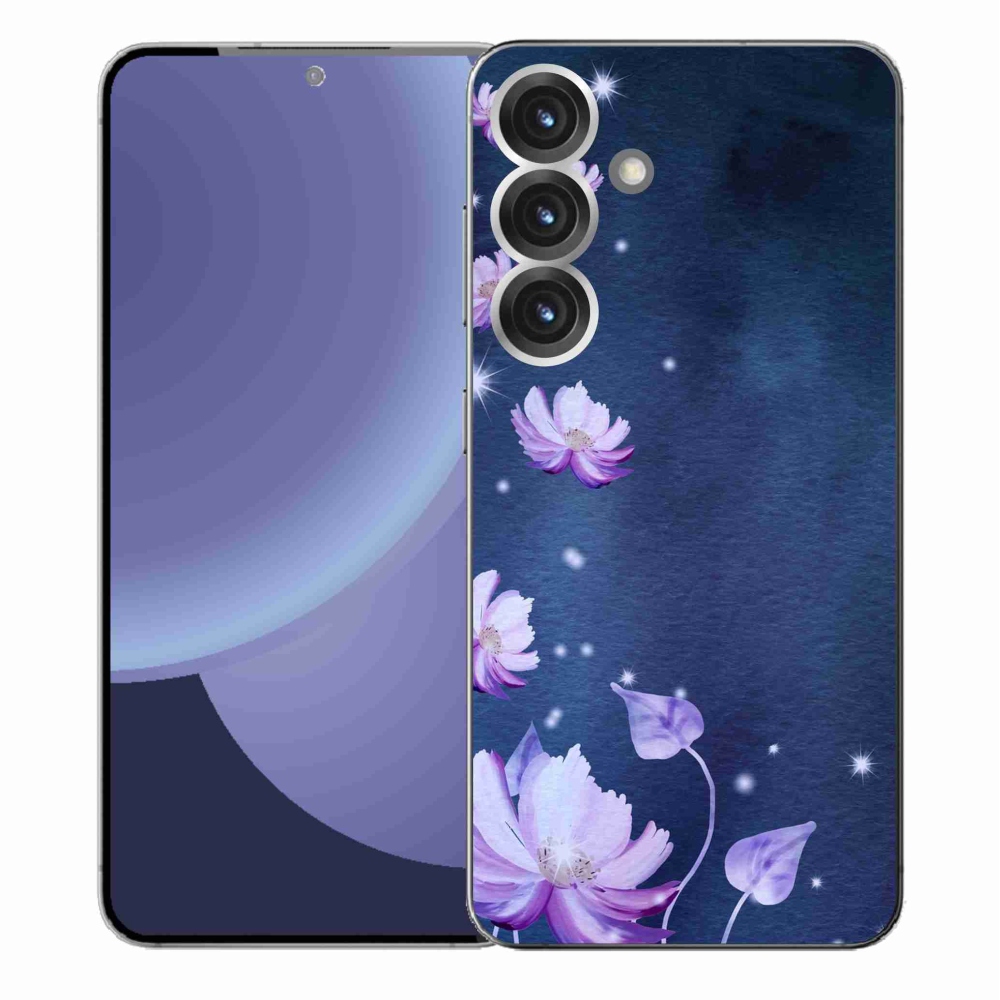 Gelový kryt mmCase na Samsung Galaxy S25+ - padající květy