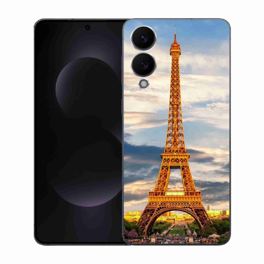 Gelový kryt mmCase na Samsung Galaxy S25 Edge - eiffelova věž 3
