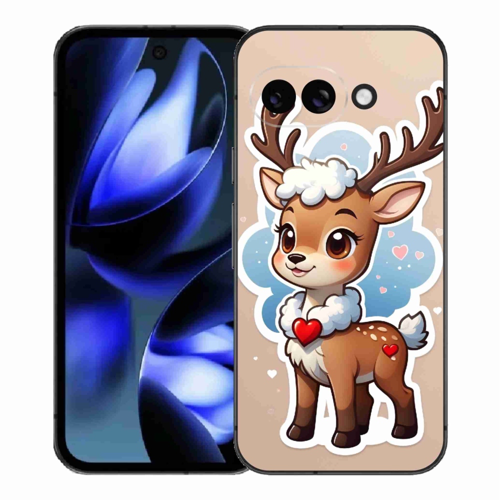 Gelový kryt mmCase na Google Pixel 9a - kreslený sob