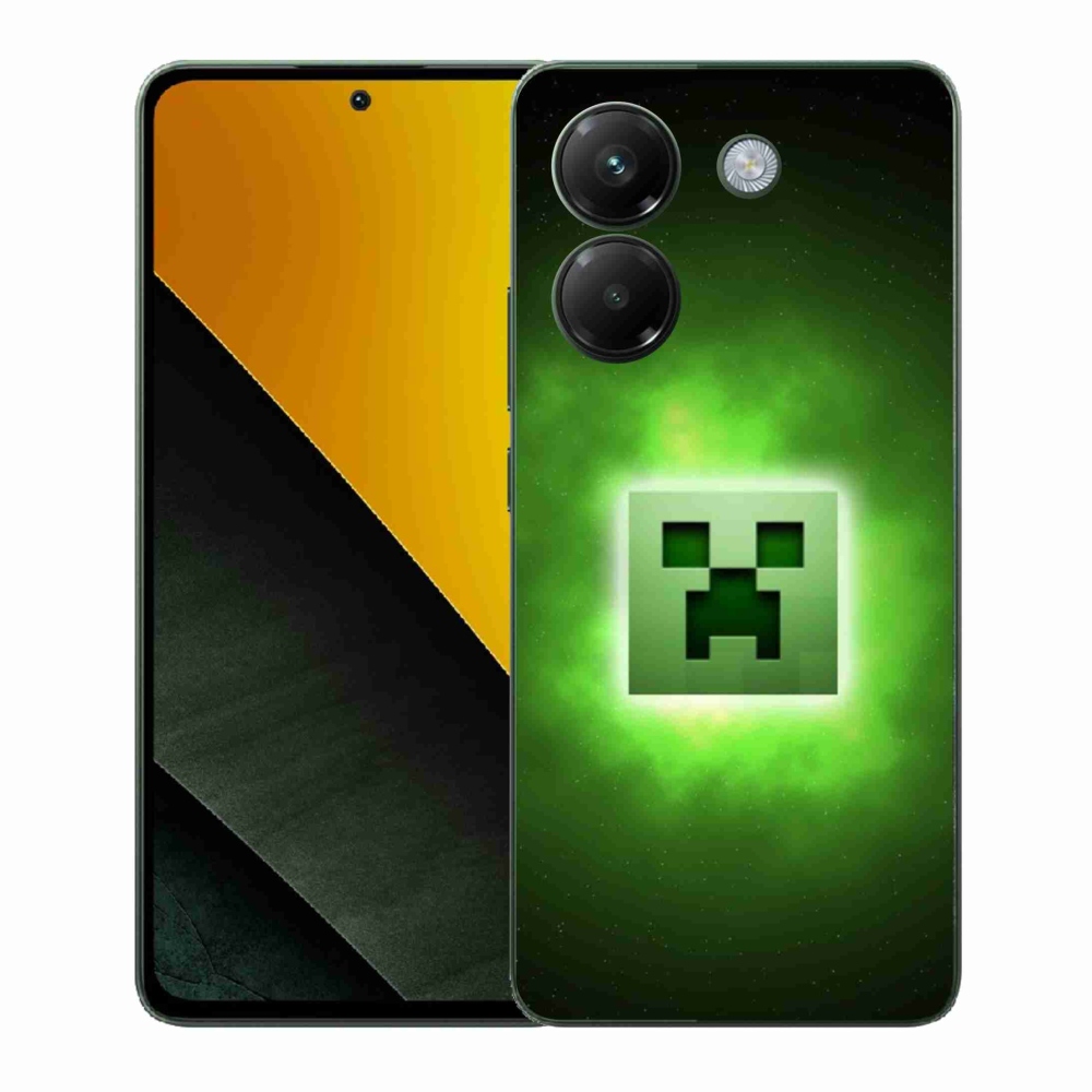 Gelový kryt mmCase na Xiaomi Poco M7 Pro 5G - minecraft