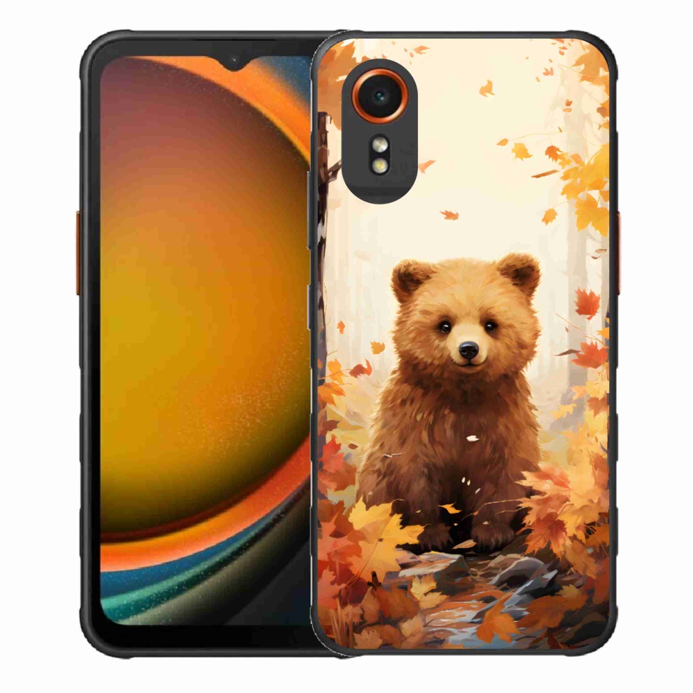Gelový kryt mmCase na Samsung Galaxy Xcover 7 - medvěd v lese