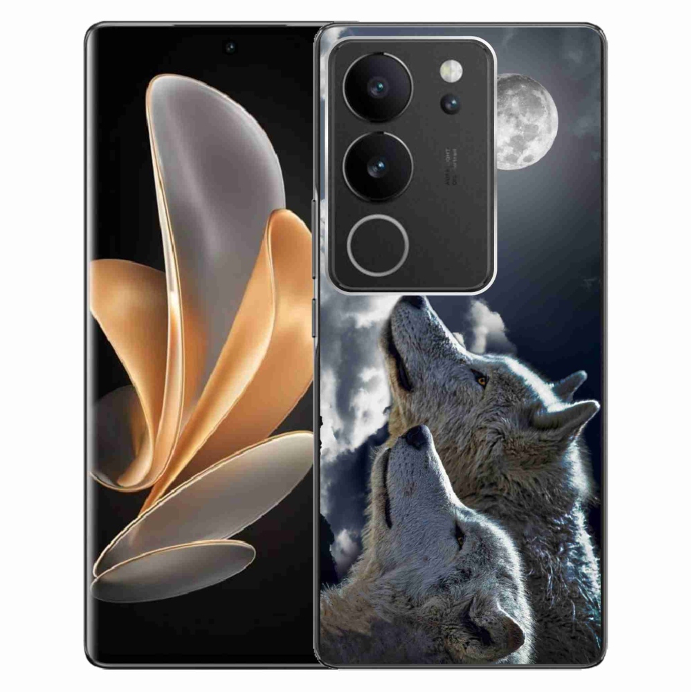 Gelový kryt mmCase na Vivo V29 5G - vlci