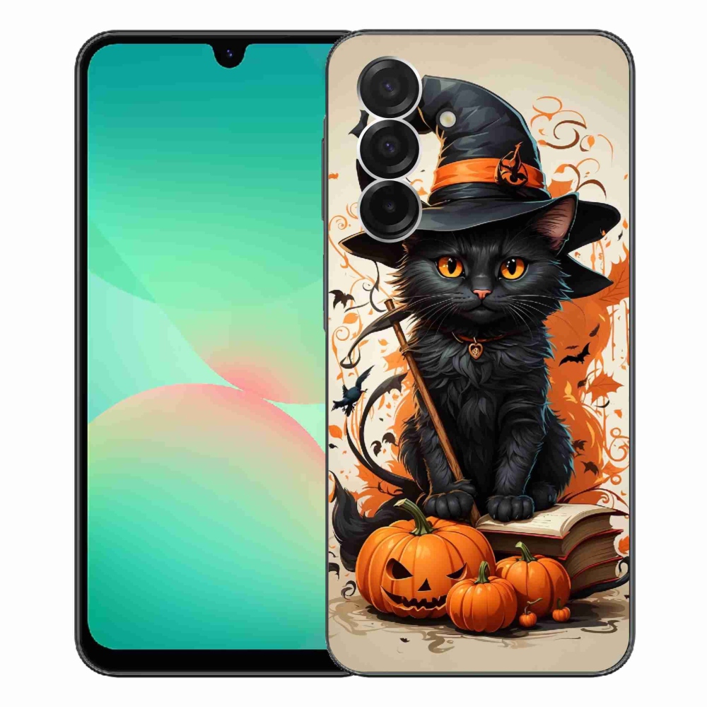 Gelový kryt mmCase na Samsung Galaxy A26 5G - kocour čaroděj