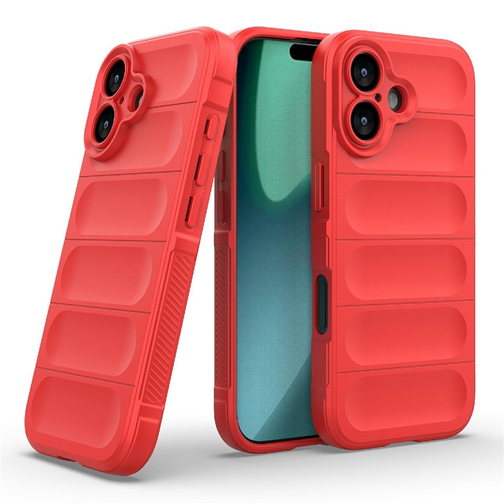 Rugg odolný gelový obal na iPhone 17 - červený