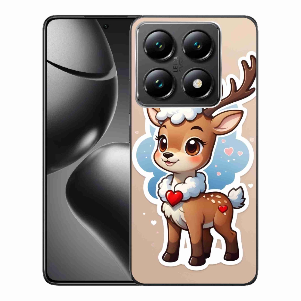 Gelový kryt mmCase na Xiaomi 14T Pro - kreslený sob
