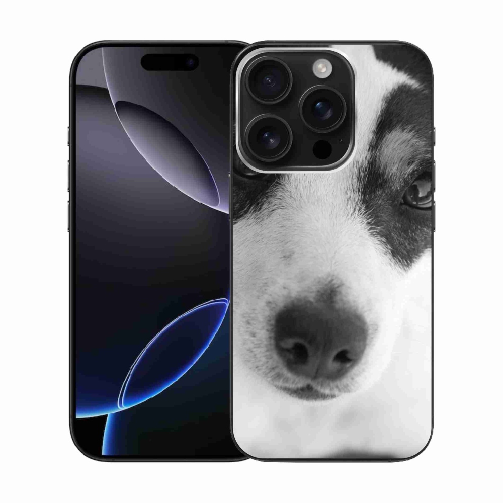 Gelový kryt mmCase na iPhone 16 Pro - pes