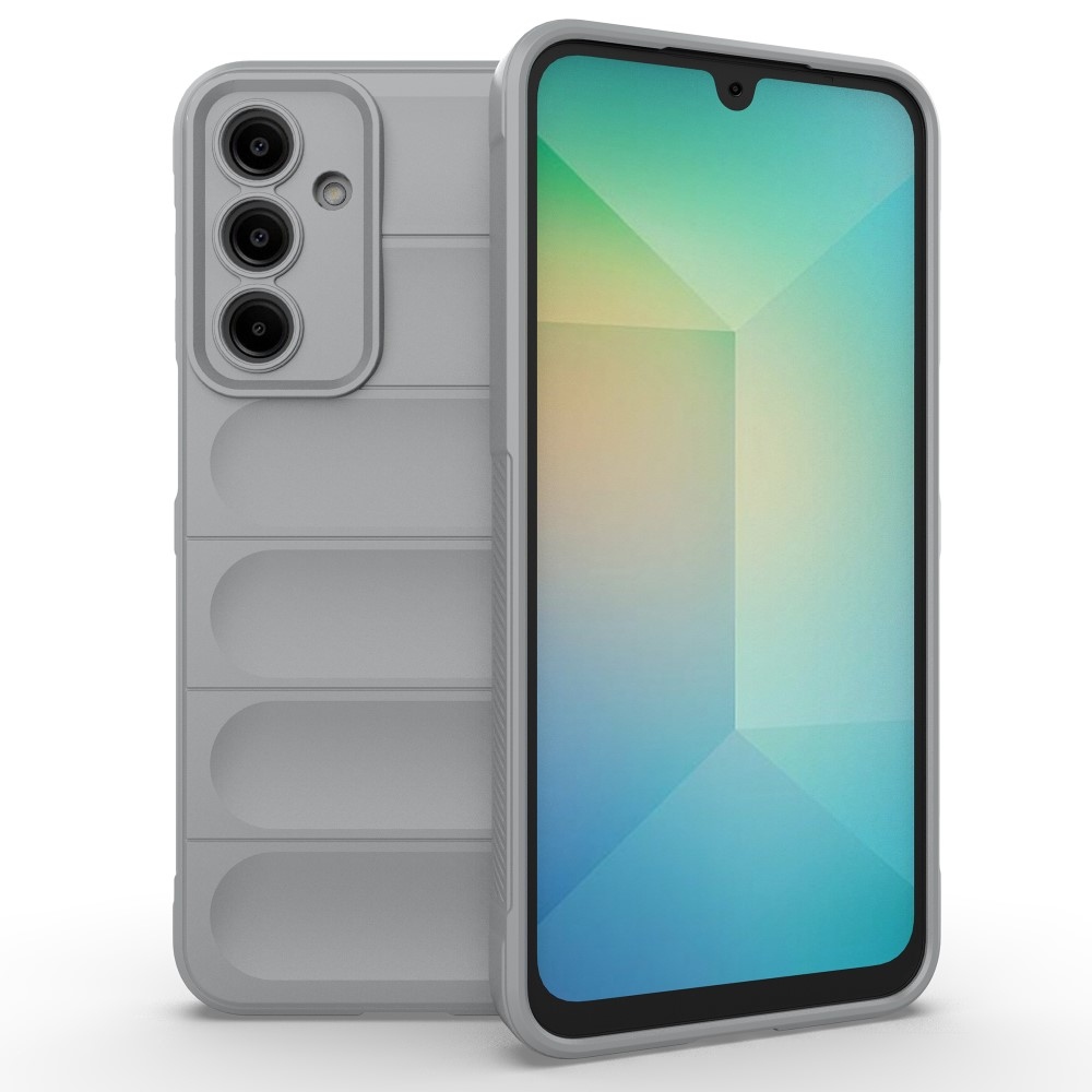 Rugg odolný gelový obal na Samsung Galaxy A16 4G/5G - světlešedý
