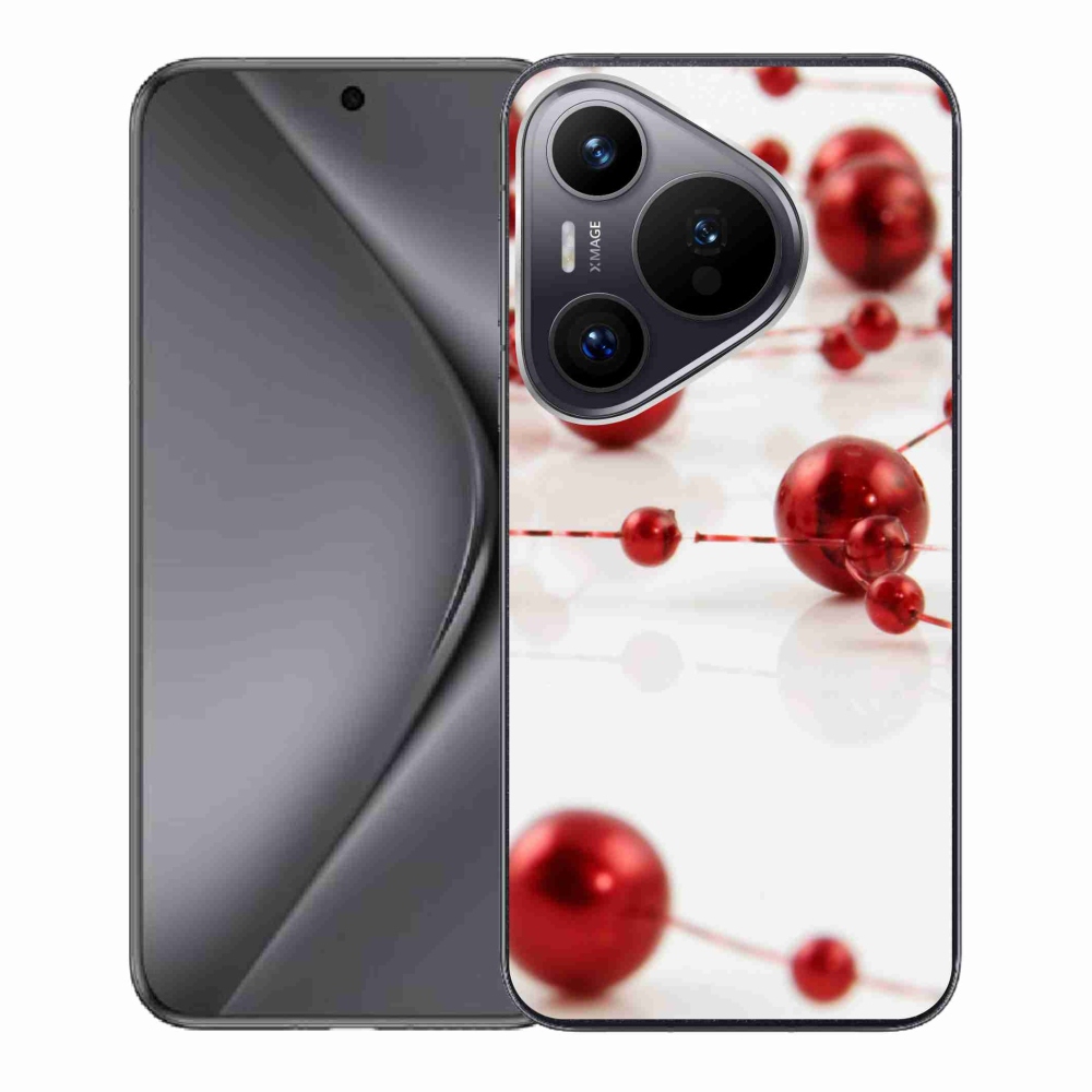 Gelový kryt mmCase na Huawei Pura 70 - vánoční řetěz