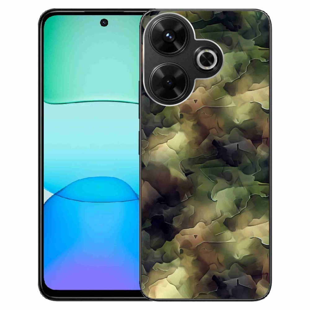 Gelový kryt mmCase na Xiaomi Redmi 13 4G/Poco M6 4G - maskáčový vzor 10