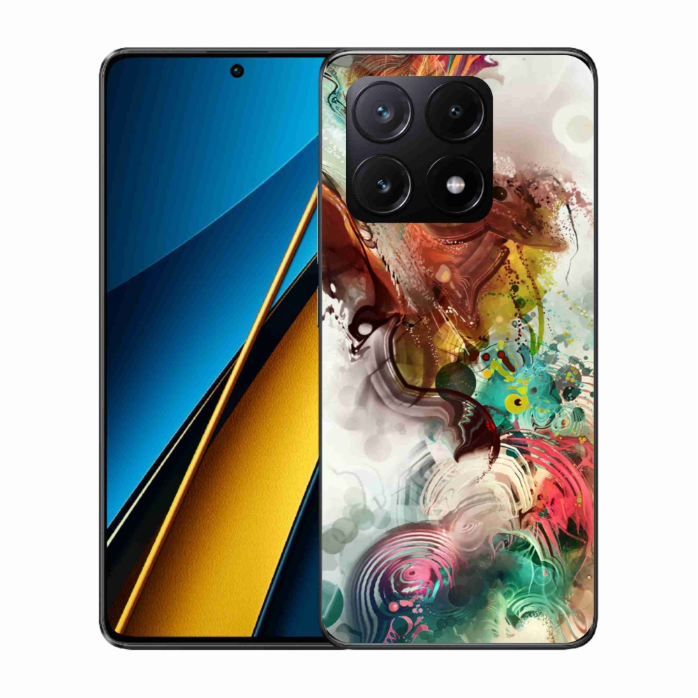 Gelový kryt mmCase na Xiaomi Poco X6 Pro 5G - abstrakt 1