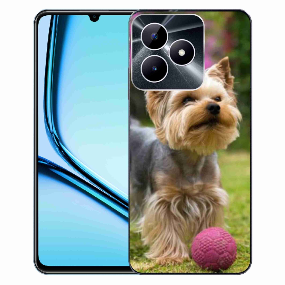 Gelový obal mmCase na Realme Note 50 - jorkšír 4