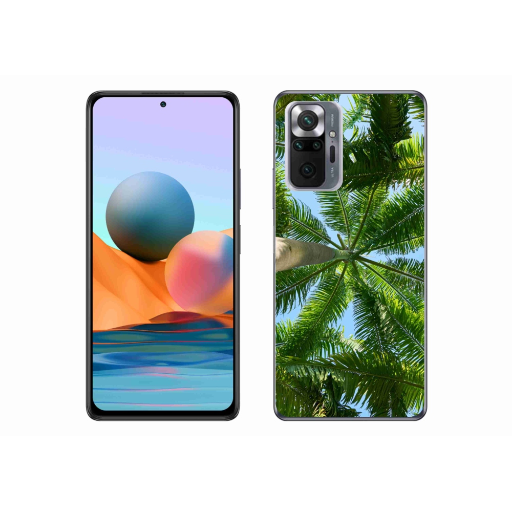 Gelový kryt mmCase na Xiaomi Redmi Note 10 Pro - palmy