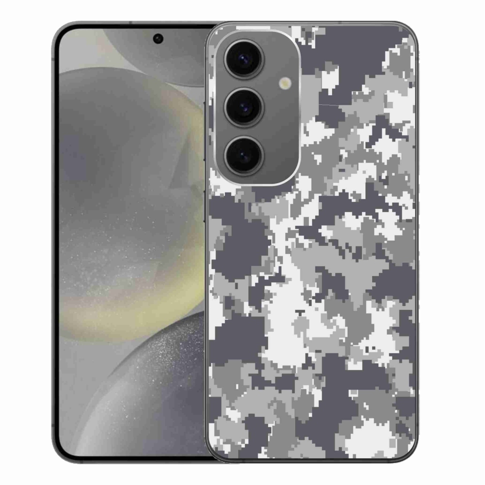 Gelový kryt mmCase na Samsung Galaxy S24+ - maskáčový vzor 2