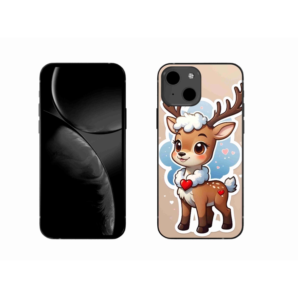 Gelový kryt mmCase na iPhone 13 - kreslený sob