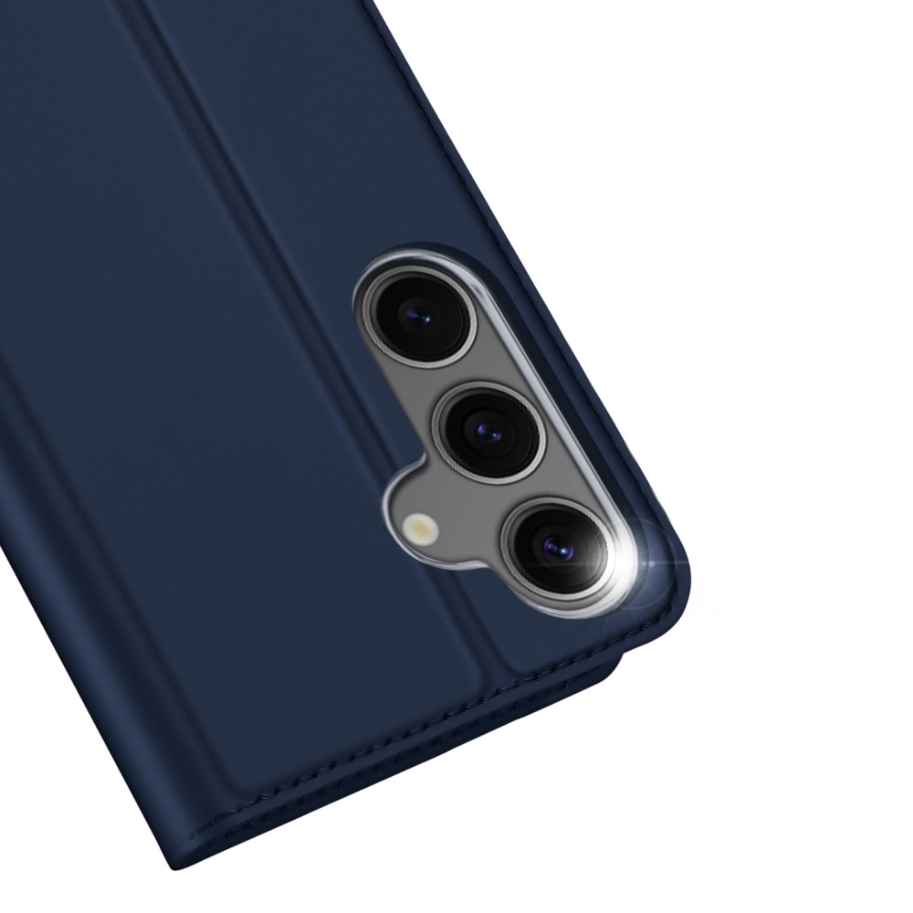 DUX knížkové pouzdro na Samsung Galaxy S25 - tmavěmodré