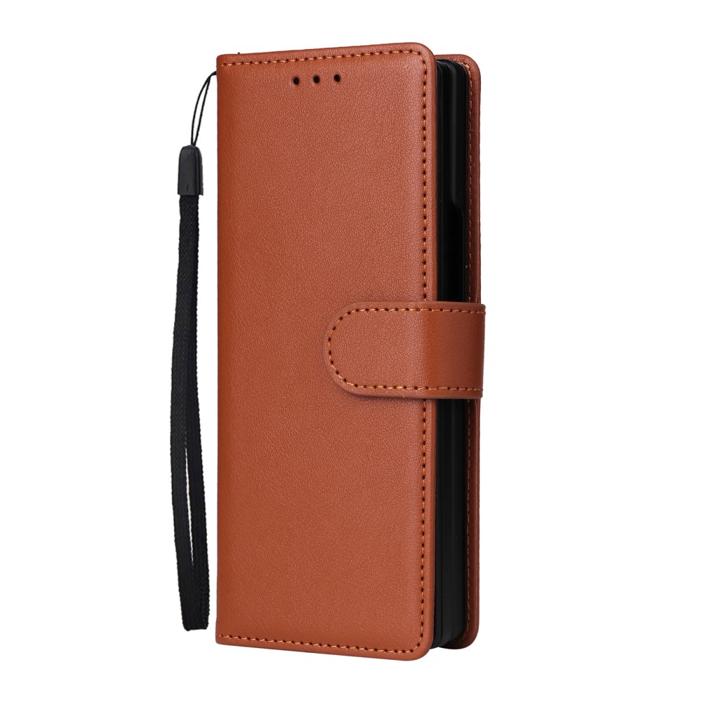 Wallet knížkové pouzdro na Samsung Galaxy Z Fold6 5G - hnědé