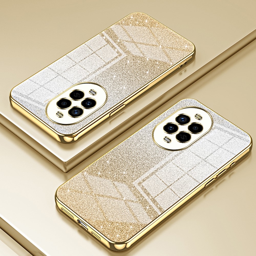 Cut gelový třpytivý obal na Huawei Nova 13 Pro 5G - zlatý