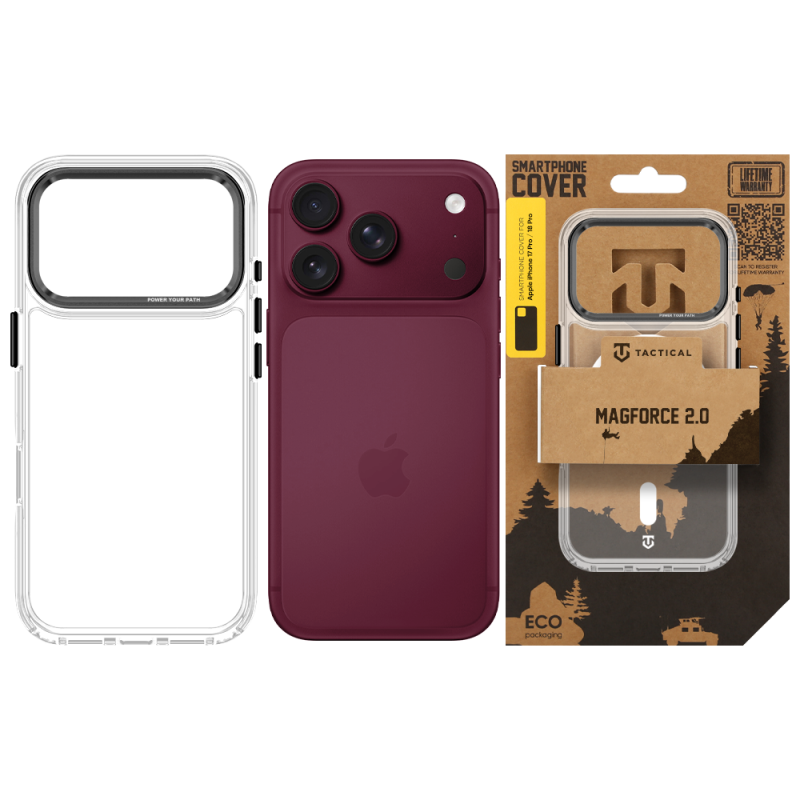 Tactical MagForce 2.0 Kryt pro Apple iPhone 17 Pro/18 Pro Black
