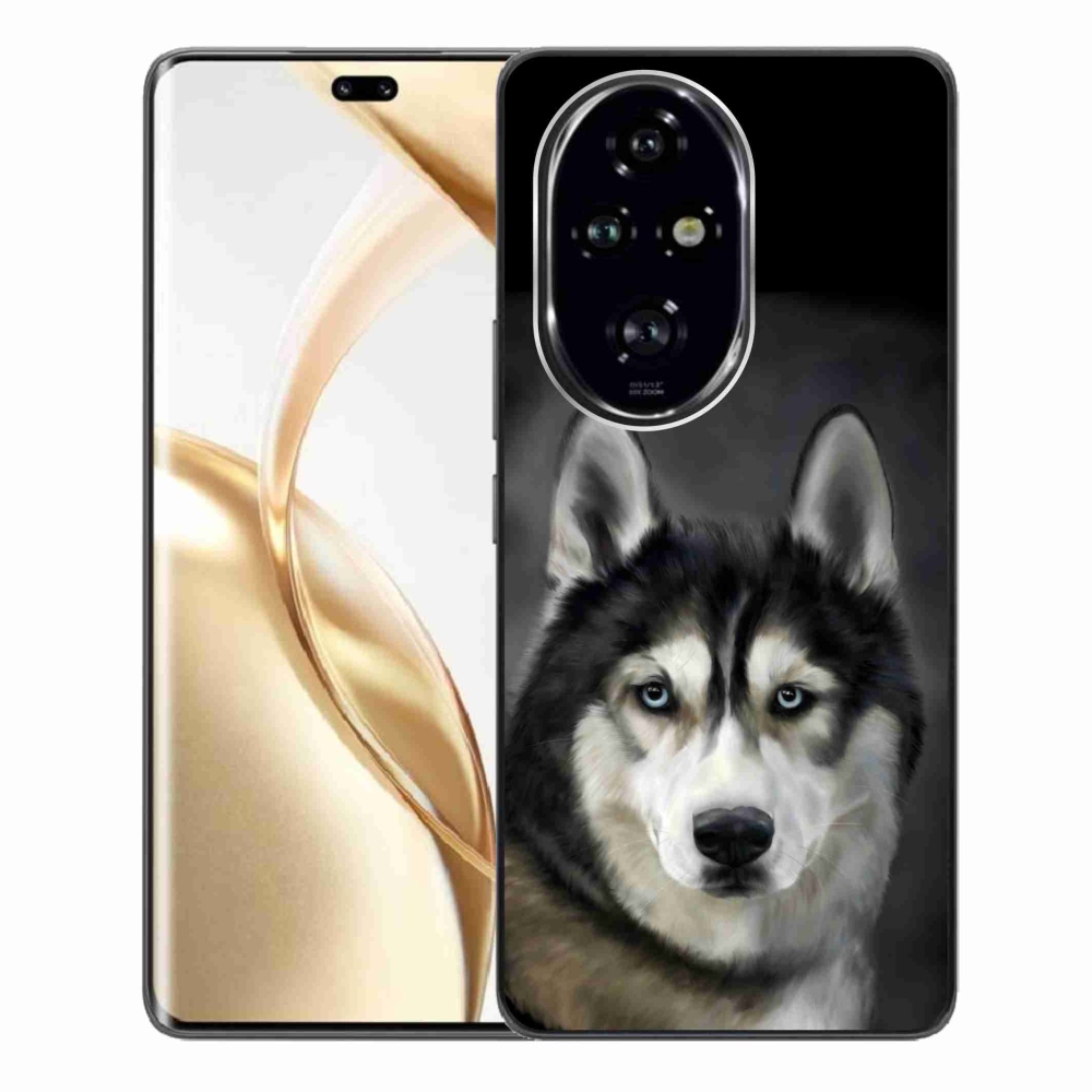 Gelový obal mmCase na Honor 200 Pro 5G - husky