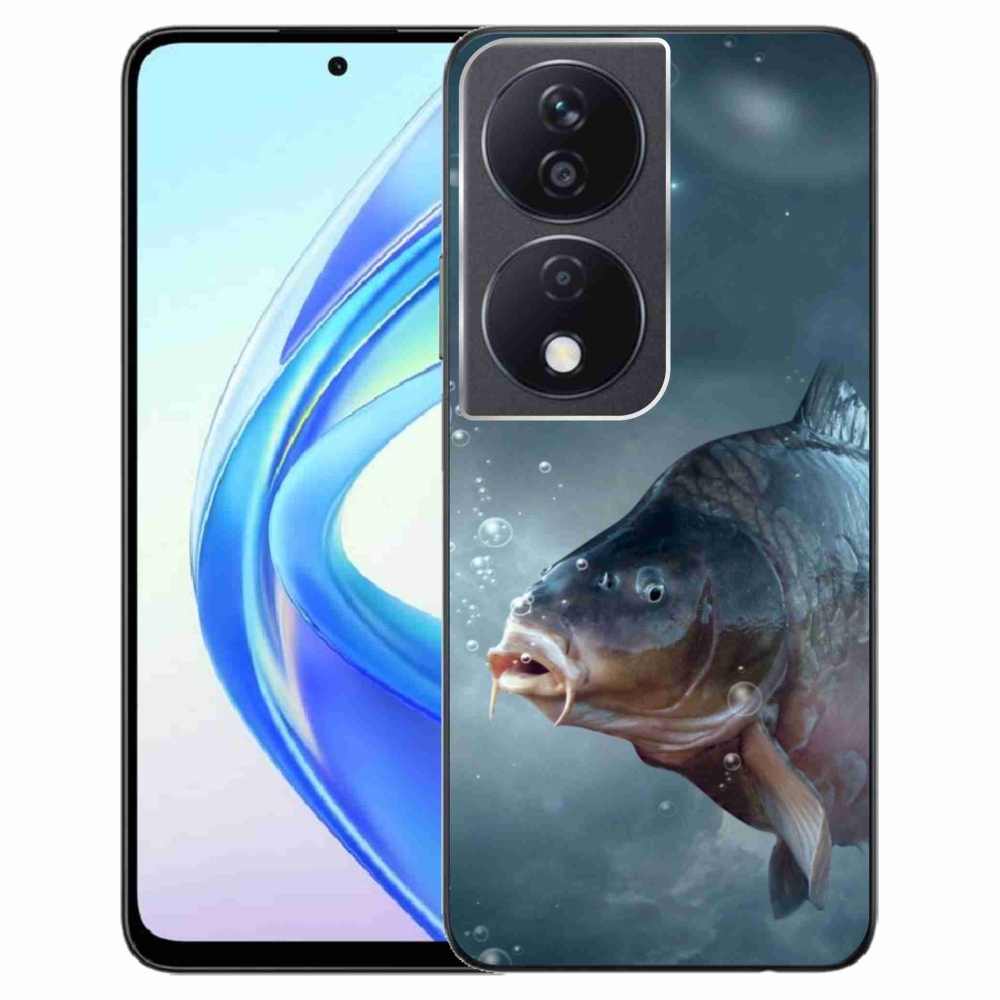 Gelový kryt mmCase na Honor X7b/Honor 90 Smart - kapr a bublinky