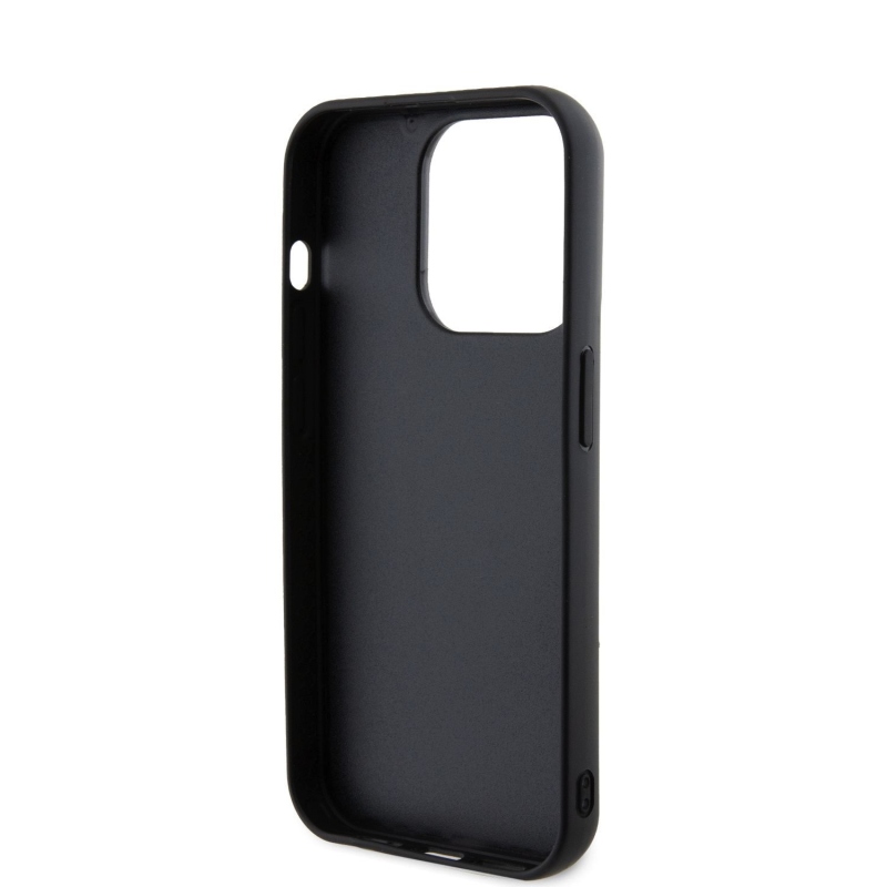 Karl Lagerfeld 3D Rubber Karl and Choupette Zadní Kryt pro iPhone 13 Pro Black