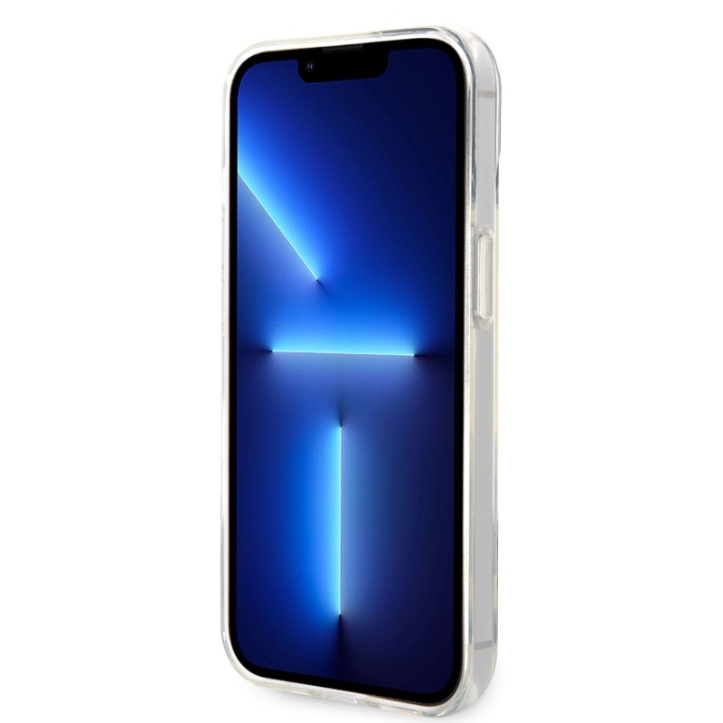 Karl Lagerfeld Choupette Logo zadní kryt pro iPhone 14 Plus průhledný