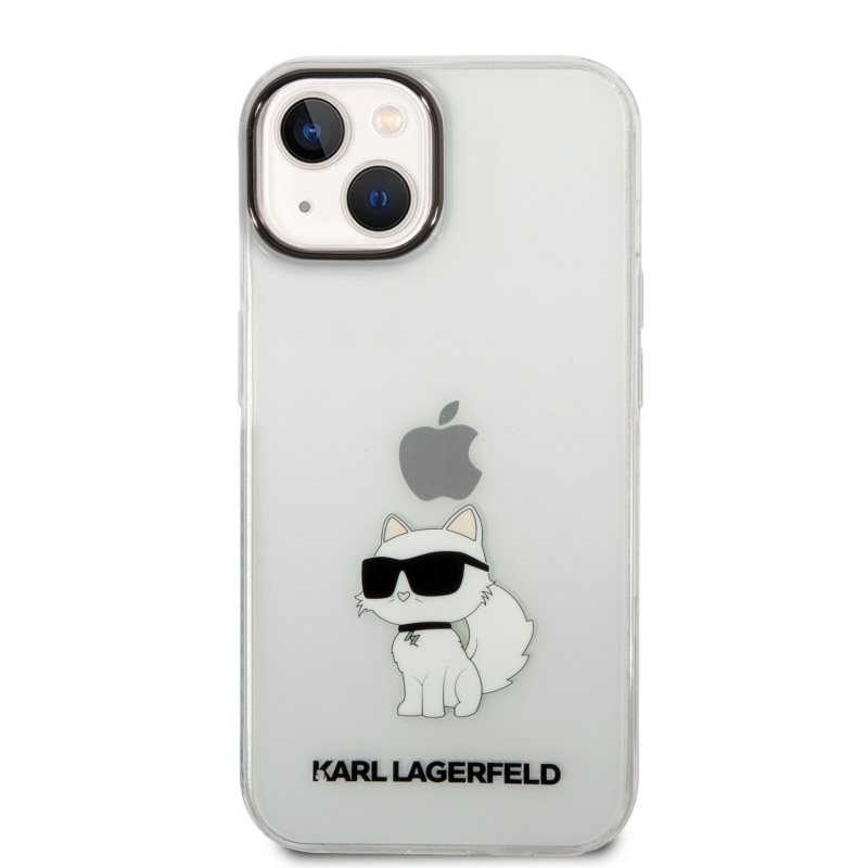 Karl Lagerfeld IML Choupette NFT Zadní Kryt pro iPhone 14 Plus - průhledný