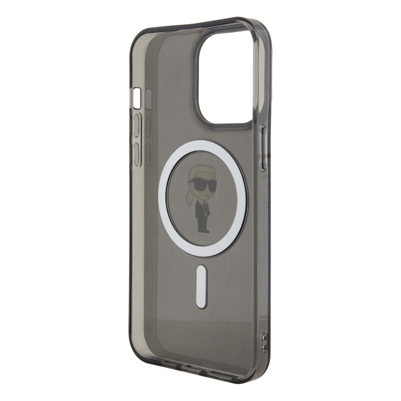 Karl Lagerfeld IML Ikonik MagSafe Zadní Kryt pro iPhone 15 Pro Max Black