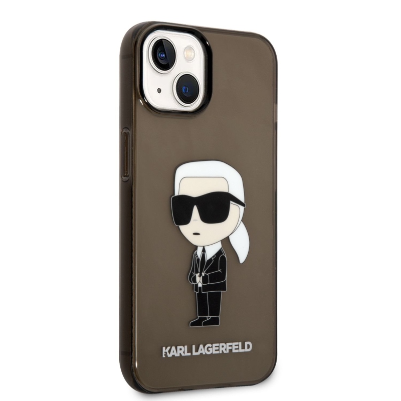 Karl Lagerfeld IML Ikonik NFT zadní kryt pro iPhone 14 Plus černý