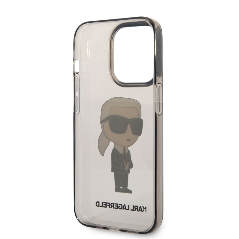 Karl Lagerfeld IML Ikonik NFT zadní kryt pro iPhone 14 Pro Max černý