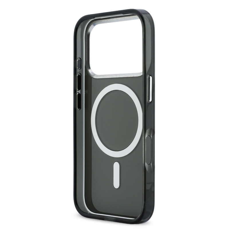 Karl Lagerfeld IML K&CH Heads Logo MagSafe Zadní Kryt pro iPhone 17 Pro Max Black