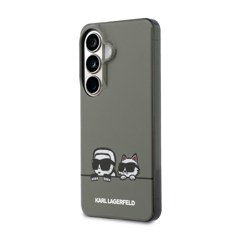 Karl Lagerfeld IML K&CH Peekaboo Logo Magnetic Zadní Kryt pro Samsung Galaxy S26 Black