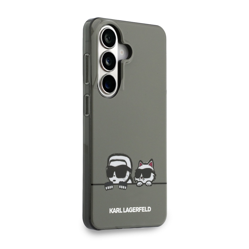 Karl Lagerfeld IML K&CH Peekaboo Logo Magnetic Zadní Kryt pro Samsung Galaxy S26 Black