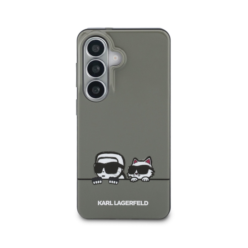 Karl Lagerfeld IML K&CH Peekaboo Logo Magnetic Zadní Kryt pro Samsung Galaxy S26 Black