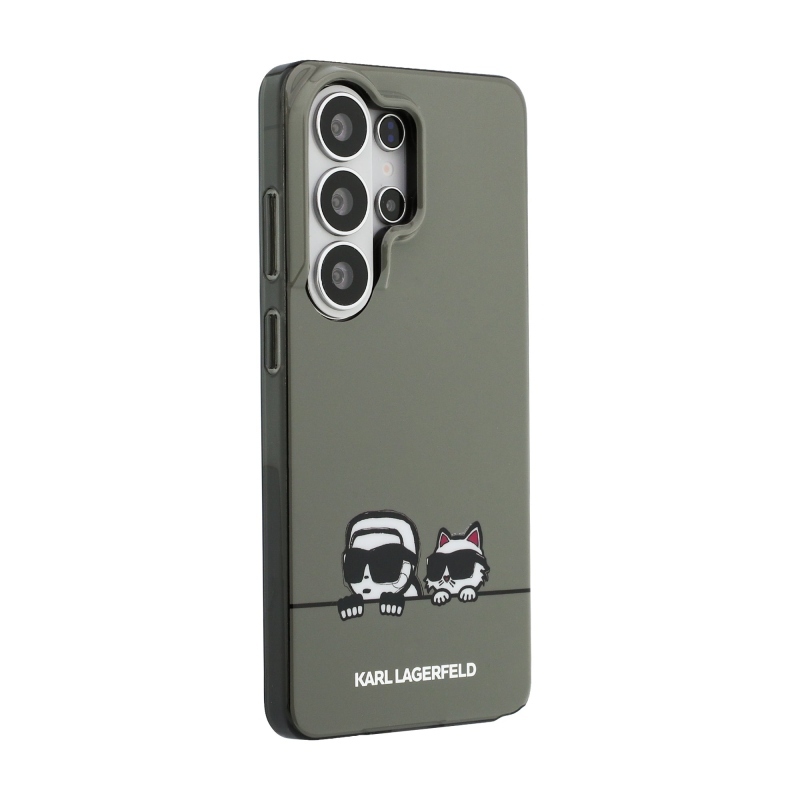 Karl Lagerfeld IML K&CH Peekaboo Logo Magnetic Zadní Kryt pro Samsung Galaxy S26 Ultra Black