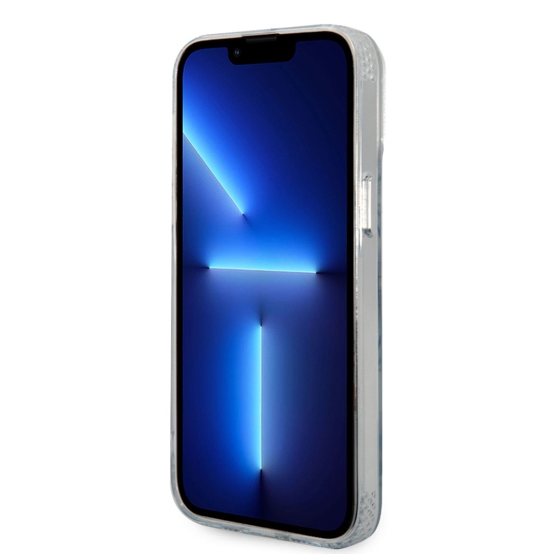 Karl Lagerfeld IML Karl and Choupette NFT MagSafe zadní kryt pro iPhone 13 Pro Max průhledný