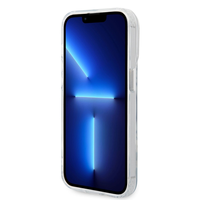 Karl Lagerfeld IML Karl and Choupette NFT MagSafe Zadní Kryt pro iPhone 13 Pro - průhledný