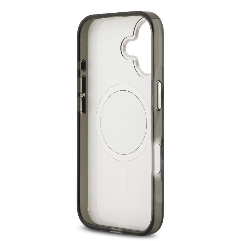 Karl Lagerfeld IML Leopard MagSafe Zadní Kryt pro iPhone 17 Grey