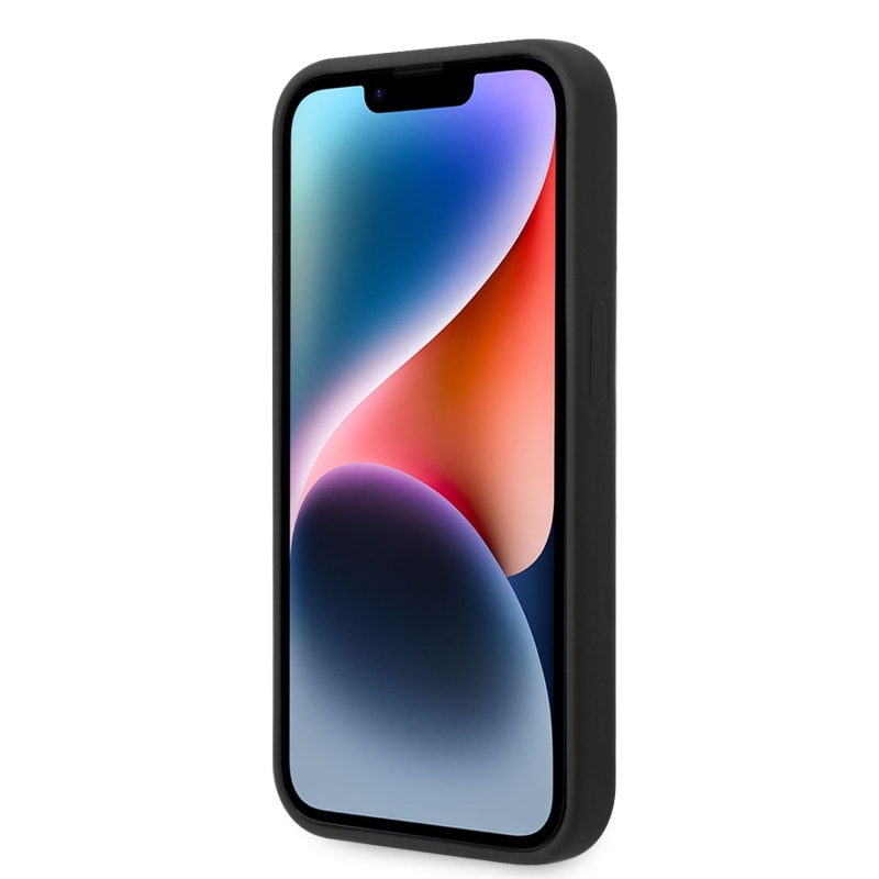 Karl Lagerfeld Liquid silikonový Choupette NFT zadní kryt pro iPhone 14 Pro Max černý