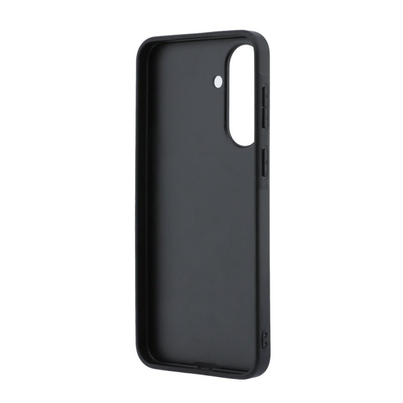 Karl Lagerfeld Liquid Silicone Metal Karl and Choupette Zadní Kryt pro Samsung Galaxy A37 Black