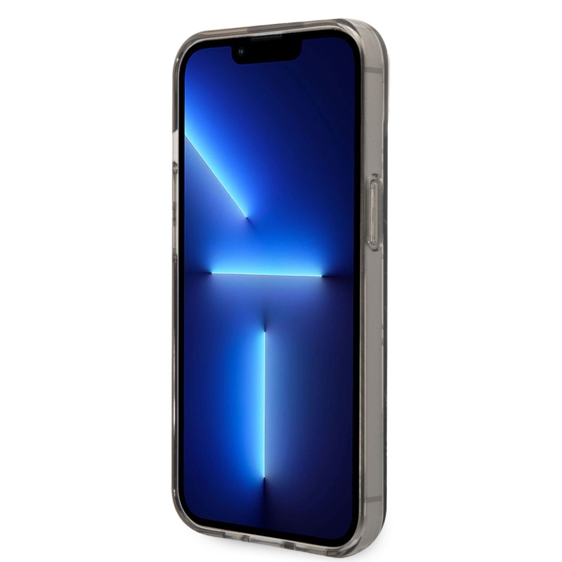 Karl Lagerfeld Monogram Vertical Stripe zadní kryt pro iPhone 14 Plus černý
