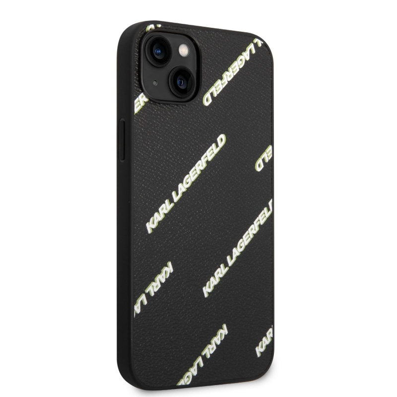 Karl Lagerfeld PU zadní kryt pro iPhone 14 Plus černý