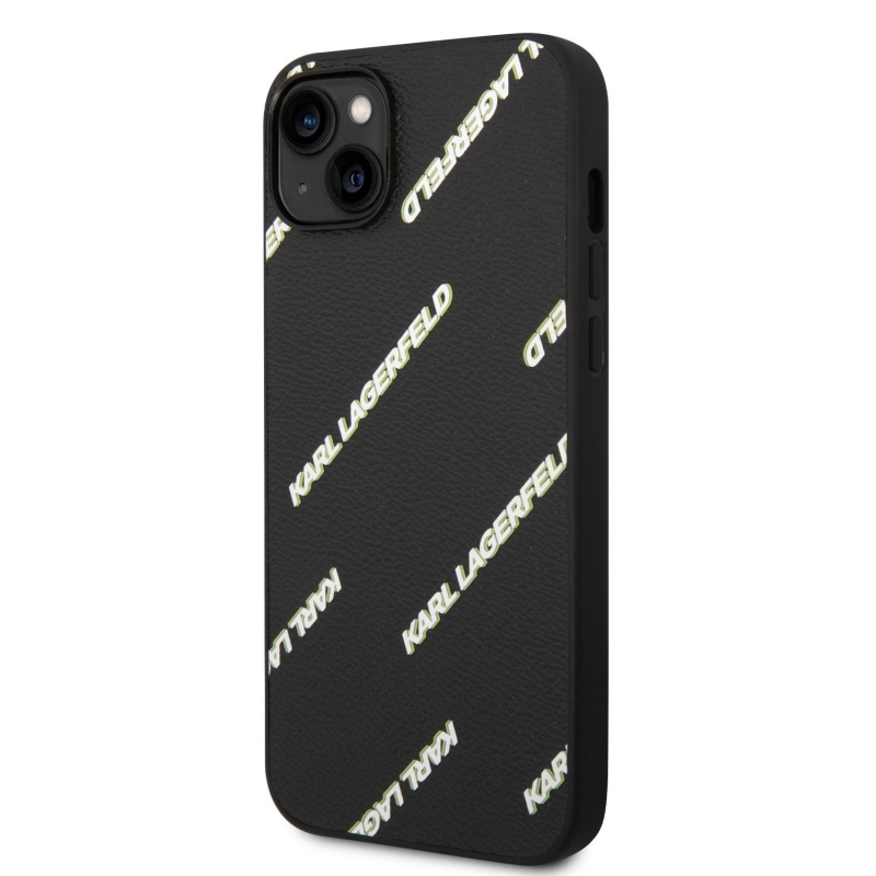 Karl Lagerfeld PU zadní kryt pro iPhone 14 Plus černý