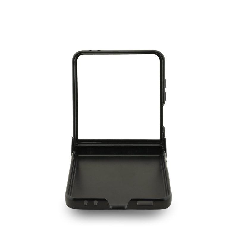 Karl Lagerfeld PU Karl and Choupette Heads Magnetic Zadní Kryt pro Samsung Galaxy Z Flip 7 Black