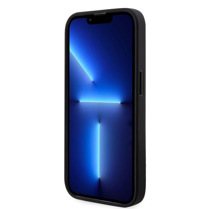 Karl Lagerfeld PU Saffiano Karl and Choupette NFT zadní kryt pro iPhone 14 Pro černý