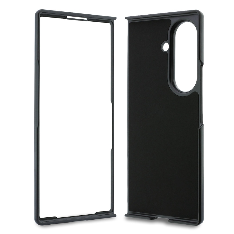 Karl Lagerfeld PU Saffiano Karl and Choupette Zadní Kryt pro Samsung Galaxy Z Fold 8 Ultra Black