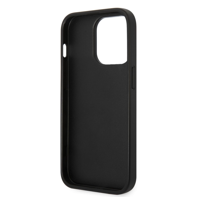 Karl Lagerfeld PU Saffiano Karl Head zadní kryt pro iPhone 14 Pro Max černý
